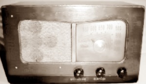 真空管式ラジオ