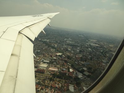 メキシコシティ上空