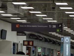 GATE B内にある搭乗ゲート1-36の表示 GATE B内にある搭乗ゲート1-36の表示