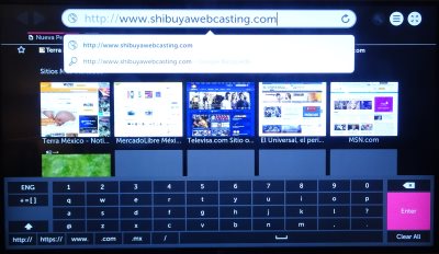 Navigador URLの入力2 Navigador URLの入力2