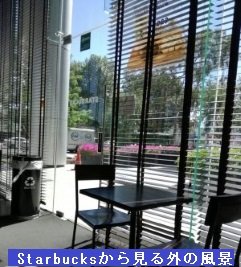 Starbucksから見る外の風景 Starbucksから見る外の風景