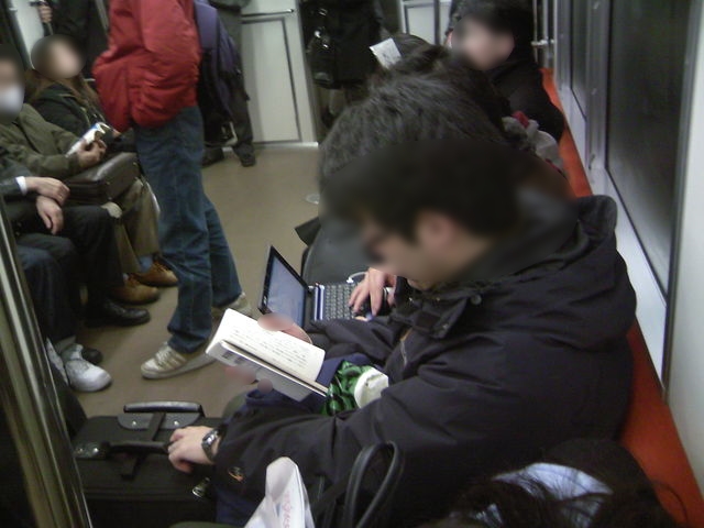 2009-0226電車内の様子 2009-0226電車内の様子