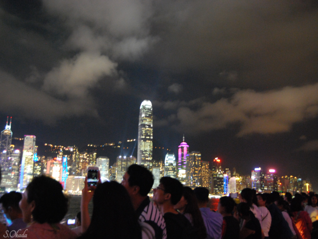 香港島の夜景